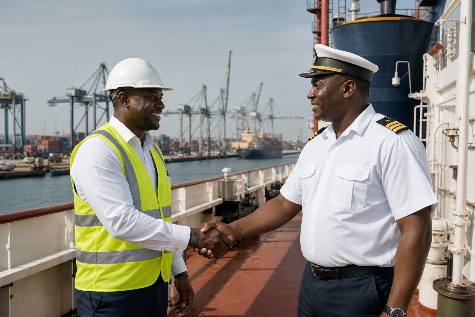 Ship agency and port support